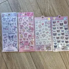 海外正規品サンリオ 立体シール 4枚セット マイメロ クロミ