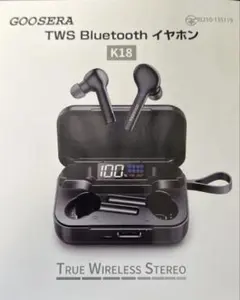 GOOSERA K18-BK Bluetoothイヤホン+おまけ