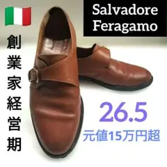 美品Salvatore Ferragamo チャッカブーツ ブラウン26cm - メルカリ