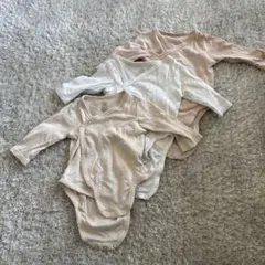 H&M 長袖ボディスーツ55cm 3枚セット