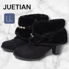♡あゅみん♡様★JUETIAN ブーティ ショートブーツ ボア ブラック LL