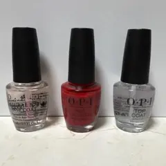 OPI ネイルラッカー ベースコート トップコート 3本セットのサムネイル