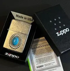 ☆USA直輸入 ZIPPO ターコイズ インディアンジュエリー ネイ m552