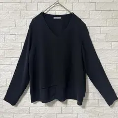 【新品未使用】theory luxe スモール　サイズ32 ブラウス　ブラック 新品】theory luxeブラック Vネックトップス スモール32 - メルカリ