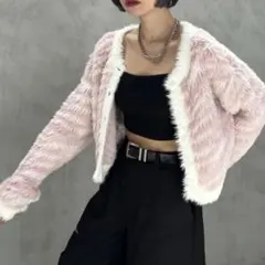 PAGEBOY キャンディフェザーカーディガン