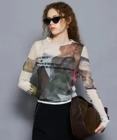 MAISON SPECIAL ORDINARY DAYSプリントシアートップスのサムネイル