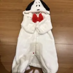 スヌーピー　なりきりロンパース ツーウェイオールもこもこ　着ぐるみ　50-70