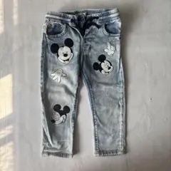 ZARA Baby Boy ミッキー デニムパンツ 92センチのサムネイル