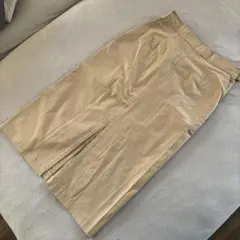 Ray BEAMS ピンクベージュ タイトスカート スリット入り