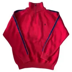 Polo by Ralph Lauren ハーフジップニット 日本製