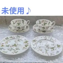 廃盤】ウェッジウッド トリオ ワイルドストロベリー&ストロベリー