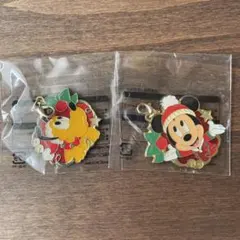 東京ディズニーランド限定 ミッキー プルート チャーム クリスマスver.
