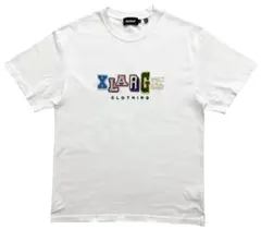 22AW エクストララージ パッチロゴ サテンワッペン 刺繍 Tシャツ Mのサムネイル