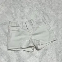GAP 白 ショートパンツ サイズ6 キッズ ゴム調整可