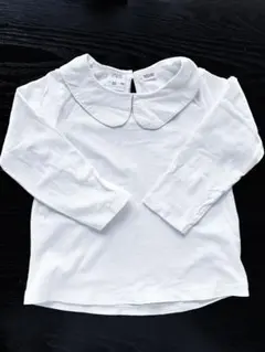 ZARA 襟付き長袖シャツ 3-4歳 ホワイト