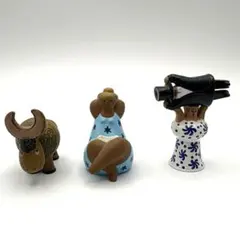 リサ・ラーソン ミニチュア3点セット