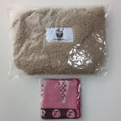 サーティワン　ボアミニトートバッグ、ハンドタオル　２点セット