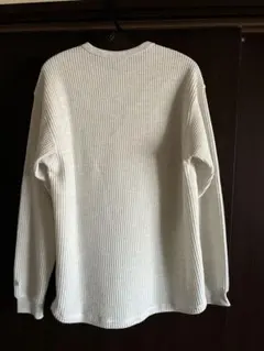 ノースフェイス　ロングスリーブウォームワッフルクルー M（NT62436） 白