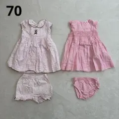 Carter's/カーターズ/ワンピース/パンツブルマセット/花柄/ドッド/70のサムネイル