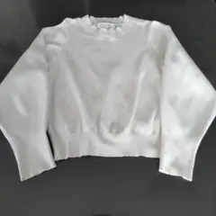 Opaque Clip ホワイトニット 長袖