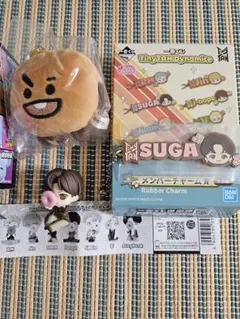 BTS TinyTAN SUGA ぬいぐるみ 一番くじ 2個セット - メルカリ