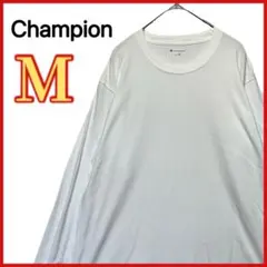 【Champion】 ロングスリーブTシャツ 無地 アンダーウェア カジュアル