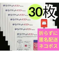 【30枚】即発送◎ ★匿名★帯付き★ゆうパケットポスト mini ミニ 封筒