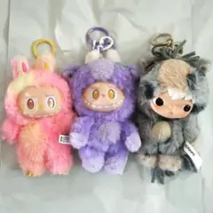 ラブブ スカルパンダ マカロン イニシャル T ？ 4点セット 紫 - メルカリ