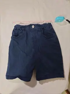 130センチ　コムサフィユ　ネイビー　ハーフパンツ