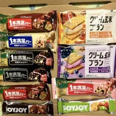 食品まとめ売り　ソイジョイ　一本満足バー　クリーム玄米ブラン　10点セットのサムネイル