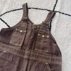 ALEXIA STAM ブラウンオーバーオール