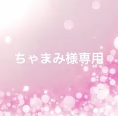 ちゃまみ様専用