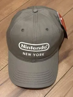 ニンテンドーショップ　ニューヨーク限定　ロゴキャップ　Nintendo　企業ロゴ ニンテンドーショップ ニューヨーク限定 ロゴキャップ Nintendo 企業