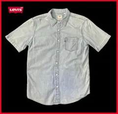 Levi'sリーバイス■半袖ダンガリーシャツ／L相当／ワークシャツ／デニムシャツ