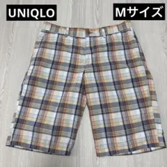 【UNIQLO】ユニクロ チェック柄 ハーフパンツ ショートパンツ Mサイズのサムネイル