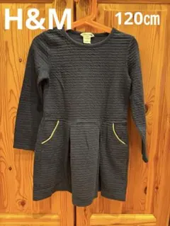 H&M ワンピース　ネイビー　120㎝　子供服