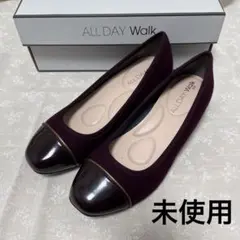未使用 オールデイウォーク パンプス ローヒール 23.5 スクエアトゥのサムネイル