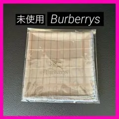 人気！Burberry's ヴィンテージ　チェック柄ハンカチ ブラウンベージュ