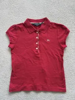 Burberry 赤 ポロシャツ 120A