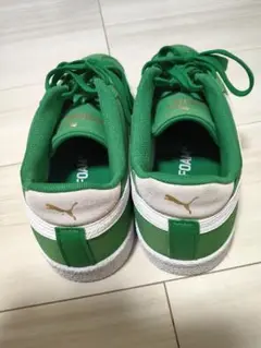 6日まで値下げ中！【割安】PUMA グリーンスニーカー