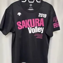SAKURA Volley 2019 Tシャツ Lサイズ 黒