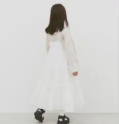 【低身長コーデnene】フリルキャミワンピースのサムネイル