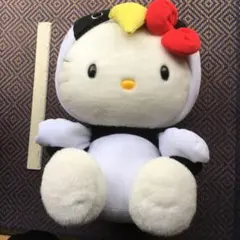 ハローキティ パンダ風ぬいぐるみ 縦約38cm