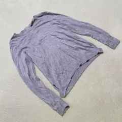 COMPTOIR DES COTONNIERS ニット ラベンダー バックボタン