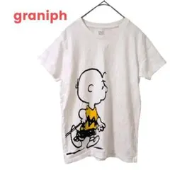 graniph ​グラニフ スヌーピー チャーリーブラウン Tシャツ SS 白