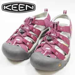 KEEN ローズサンダル 24cm ブラック ナチュラルピンク - メルカリ
