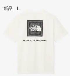 ☆新品　ノースフェイスBandana Square Logo tee 白　L☆