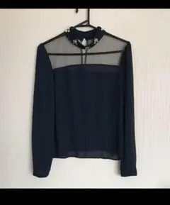 シースルー トップス ビジュー