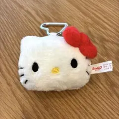 フェイス形マスコットホルダー（I Love Hello Kitty） レッド