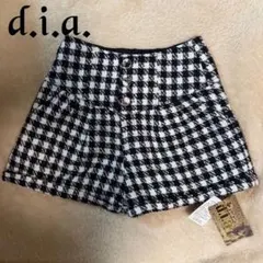 新品タグ付き　d.i.a. ダイヤ　ショーパン　千鳥格子　平成ギャル　姫ギャル